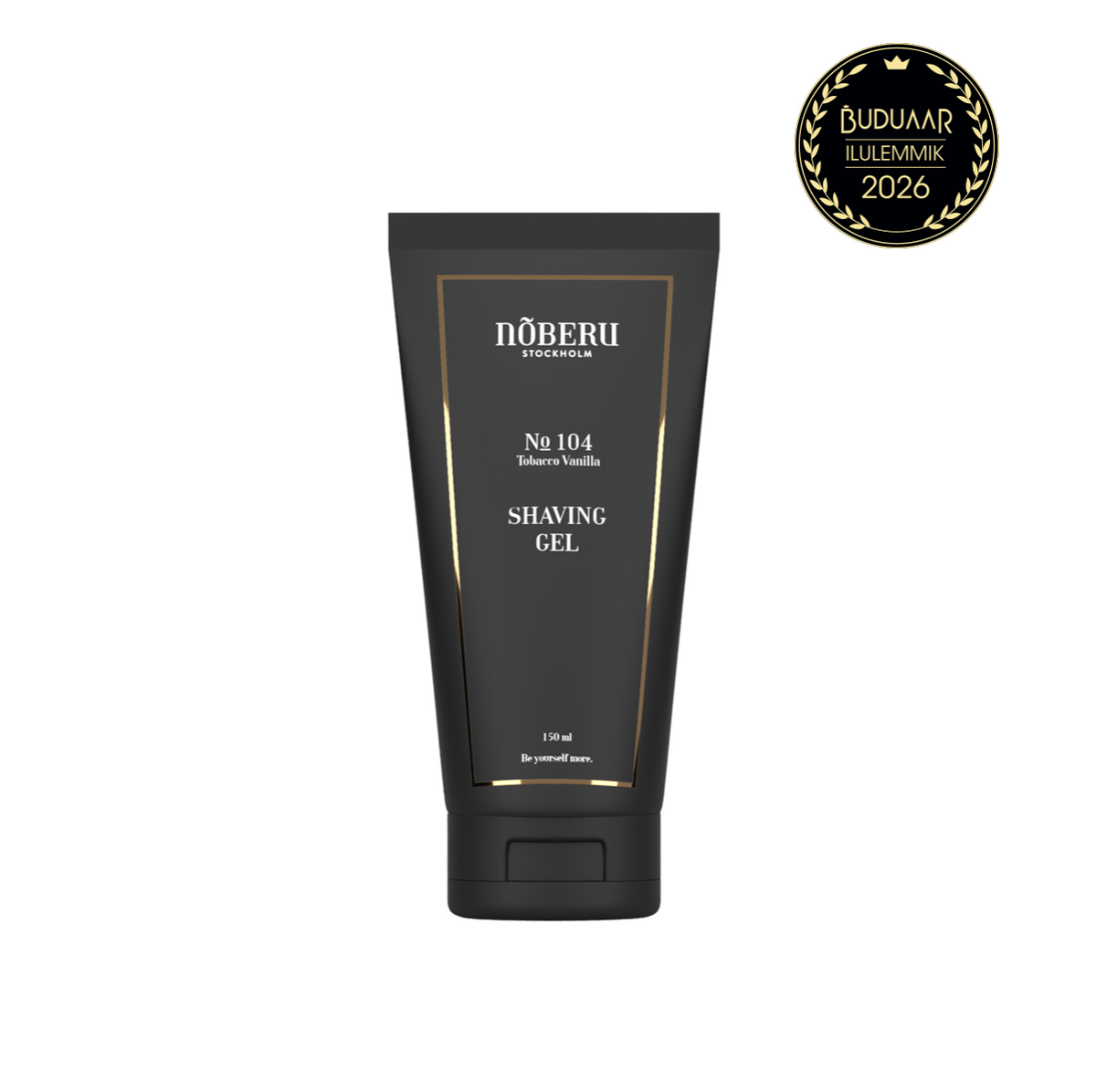 Noberu Shaving Gel Tobacco Vanilla 150 ml, barbering og skjeggrutine med Noberu hos J&K Shop
