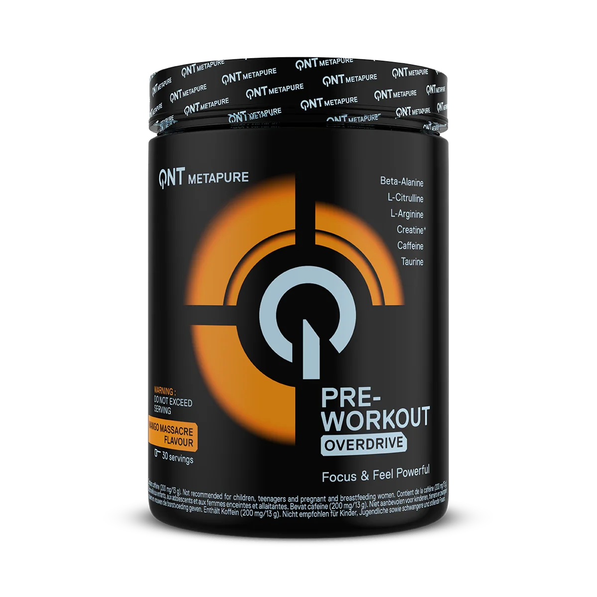 QNT Pre-Workout Overdrive 390 g, midlertidig artikkelbilde