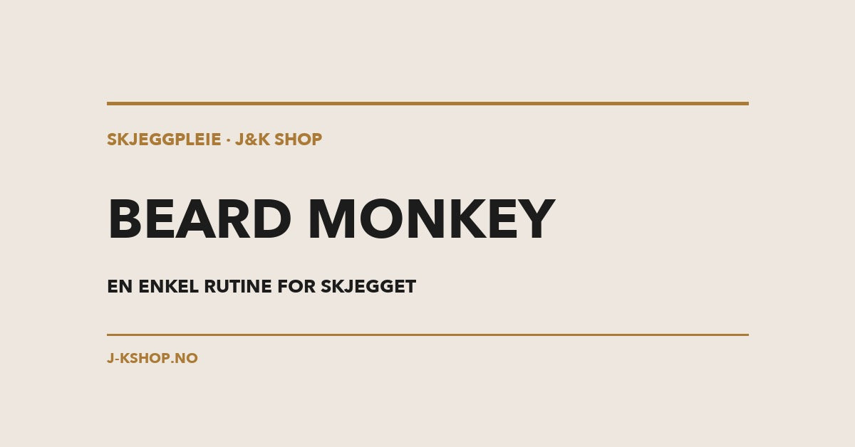 Beard Monkey skjeggpleierutine