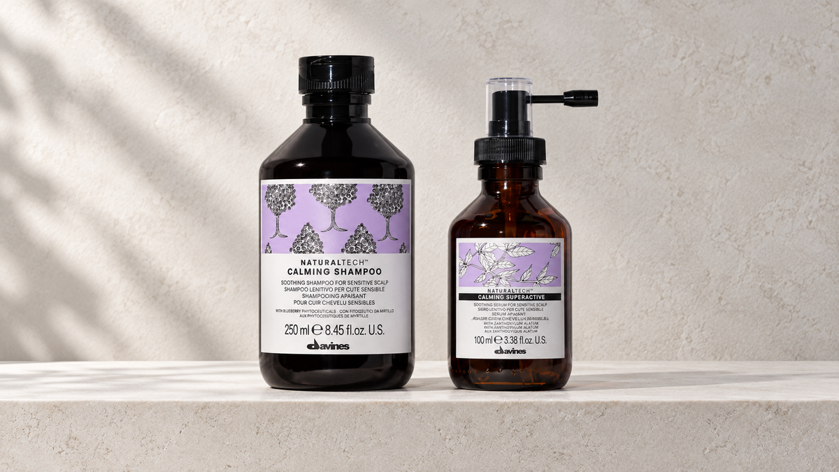 Urolig hodebunn: en skånsom rutine med Davines Naturaltech Calming, Davines produkter hos J&K Shop