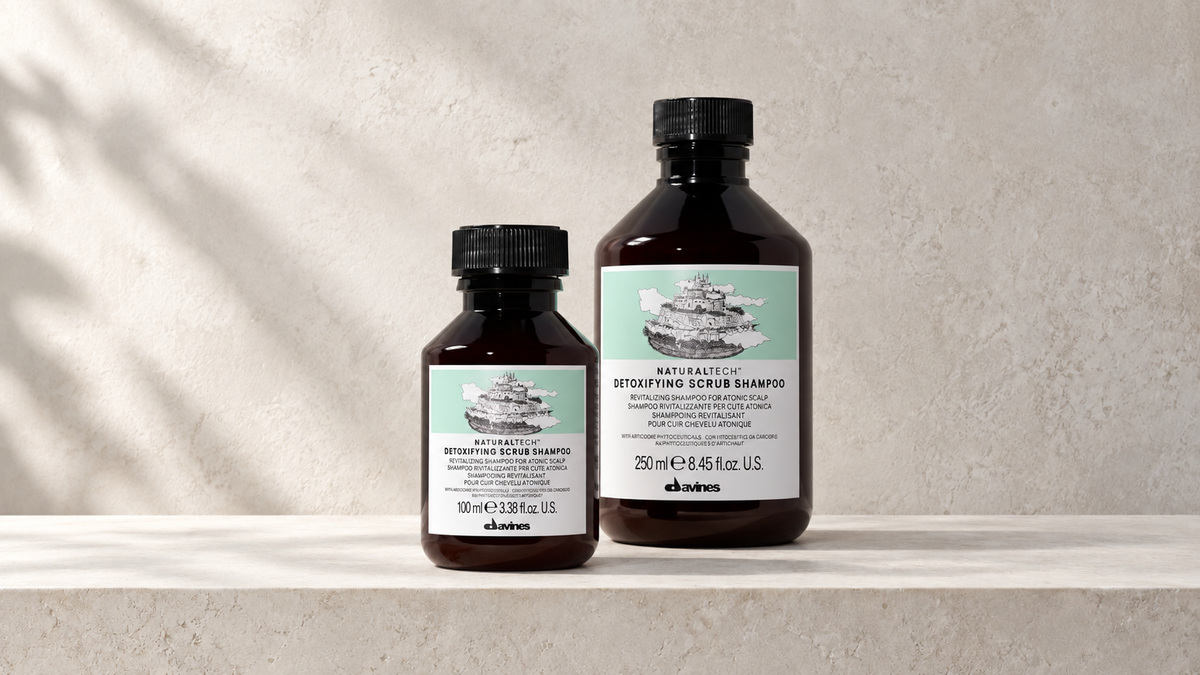 Kjøpsguide til Davines Naturaltech Detoxifying Scrub Shampoo, Davines produkter hos J&K Shop