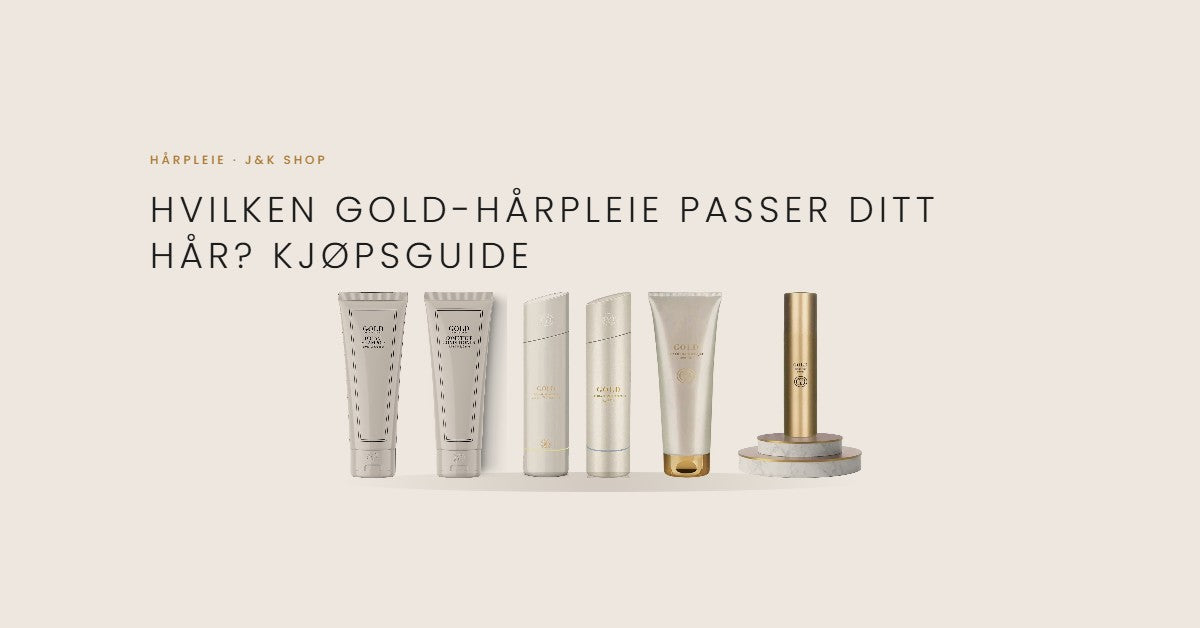 Gold hårpleie kjøpsguide: Dream Shampoo, Come True Conditioner, Repair Shampoo, Hydration Shampoo, Luxury Hair Masque og Ten In One