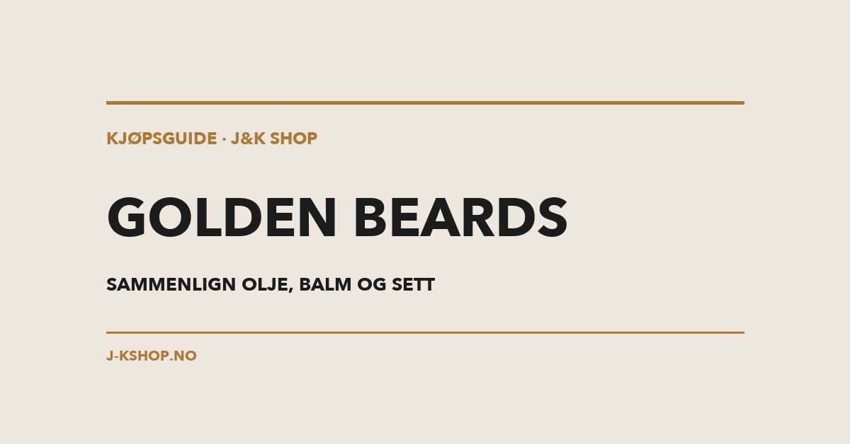 Golden Beards kjøpsguide