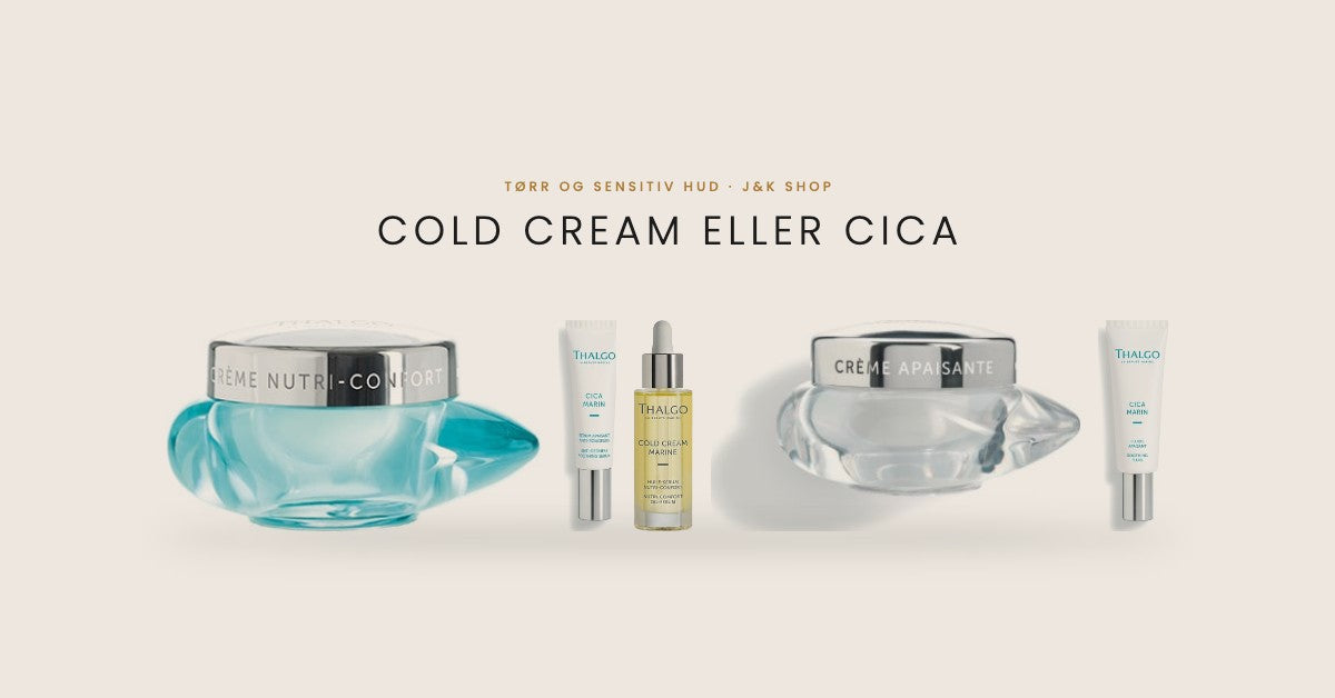 Thalgo for tørr og sensitiv hud: Cold Cream Marine og Cica Marin