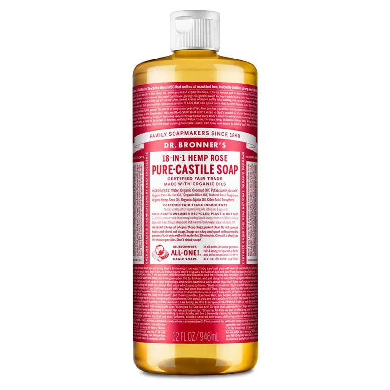 Dr. Bronner’s, Rose Såpe 945 ml