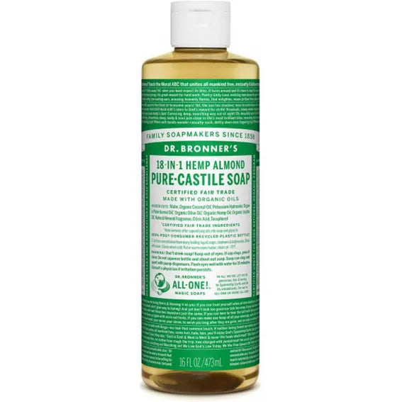 Dr. Bronner’s, Almond Såpe 475 ml