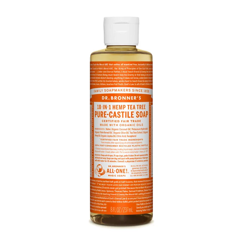 Dr. Bronner’s, Tea Tree Såpe 240 ml