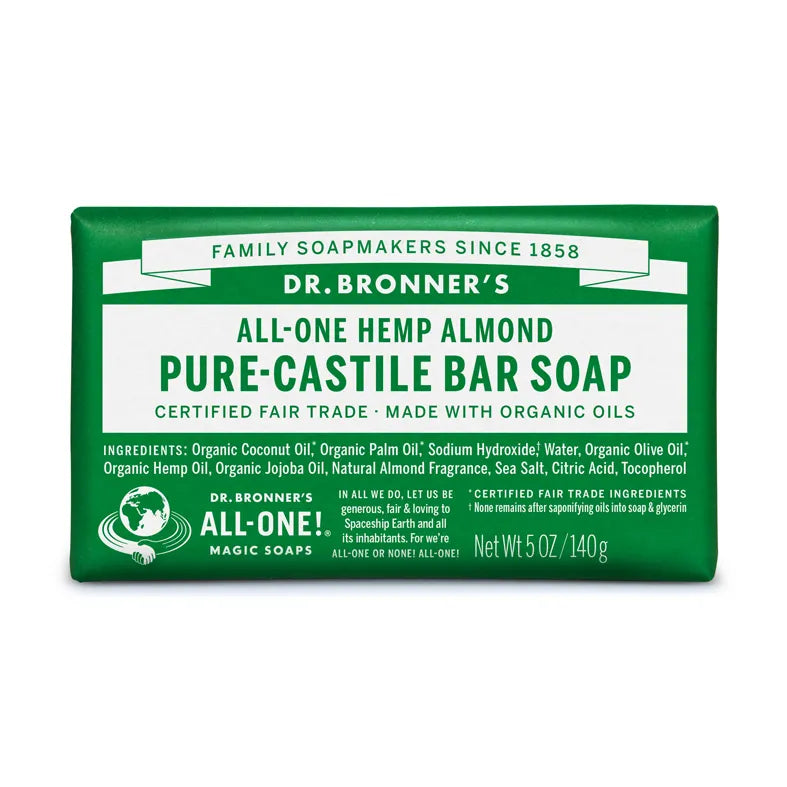 Dr. Bronner’s, Almond Bar Soap 140 g