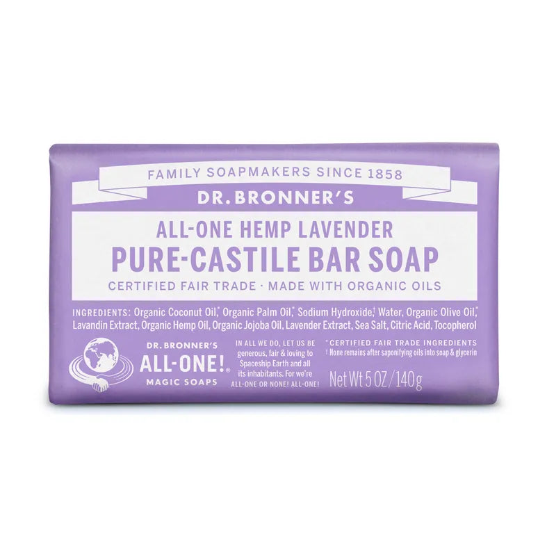 Dr. Bronner’s, Lavender Bar Soap 140 g