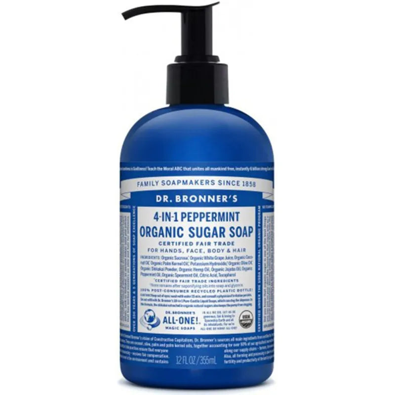 Dr. Bronner’s, 4-in-1 Hand Soap Peppermint 355 ml