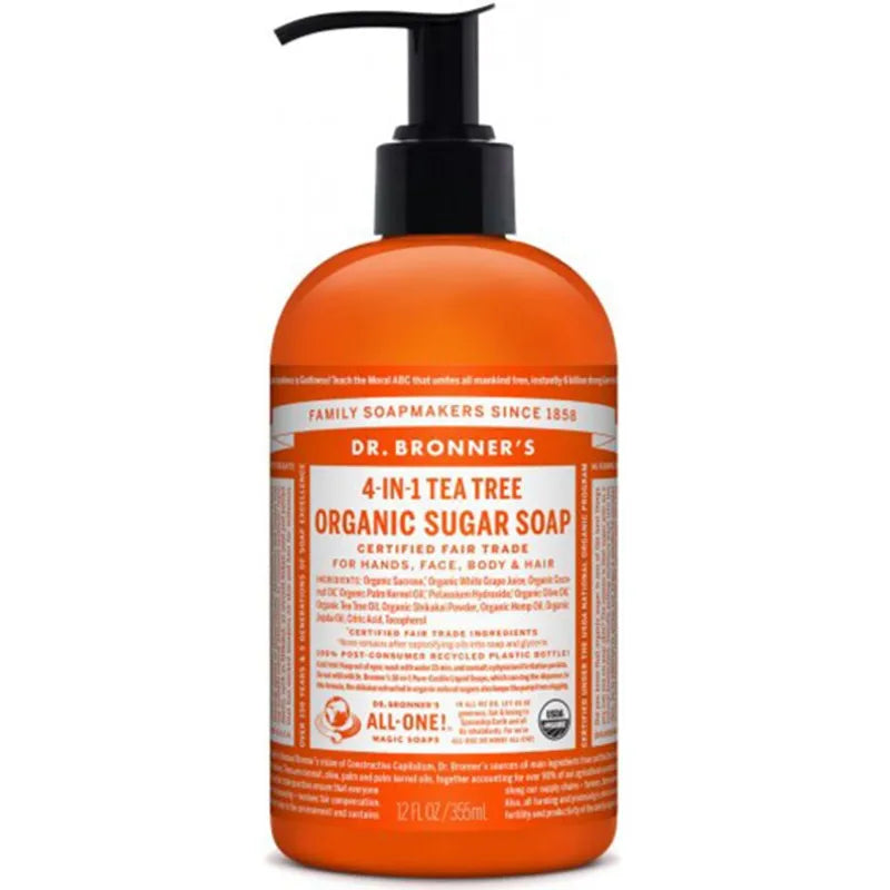 Dr. Bronner’s, 4-in-1 Hand Soap Tea Tree 355 ml