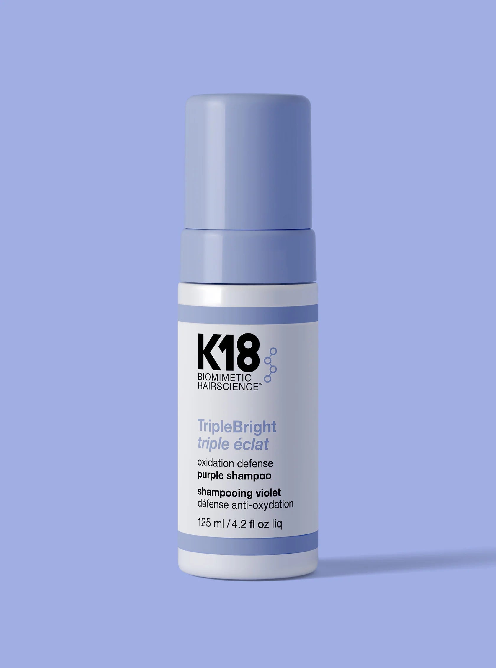 K18 Triple Bright Oxidation Defense Purple Shampoo 125ml