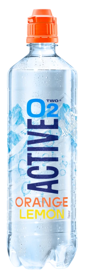 Active O2, 6x500ml, Orange Lemon