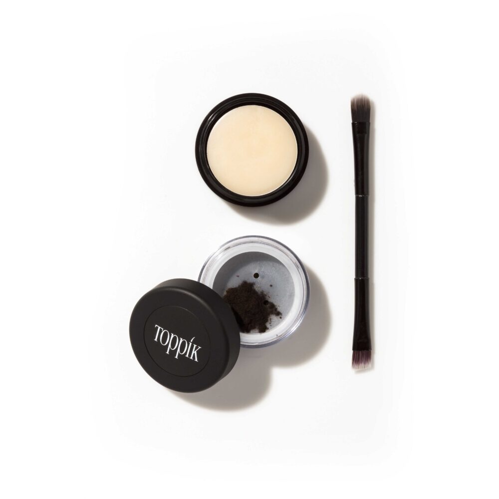 Toppik Øyenbrynsfiber Mørk Brun 2g