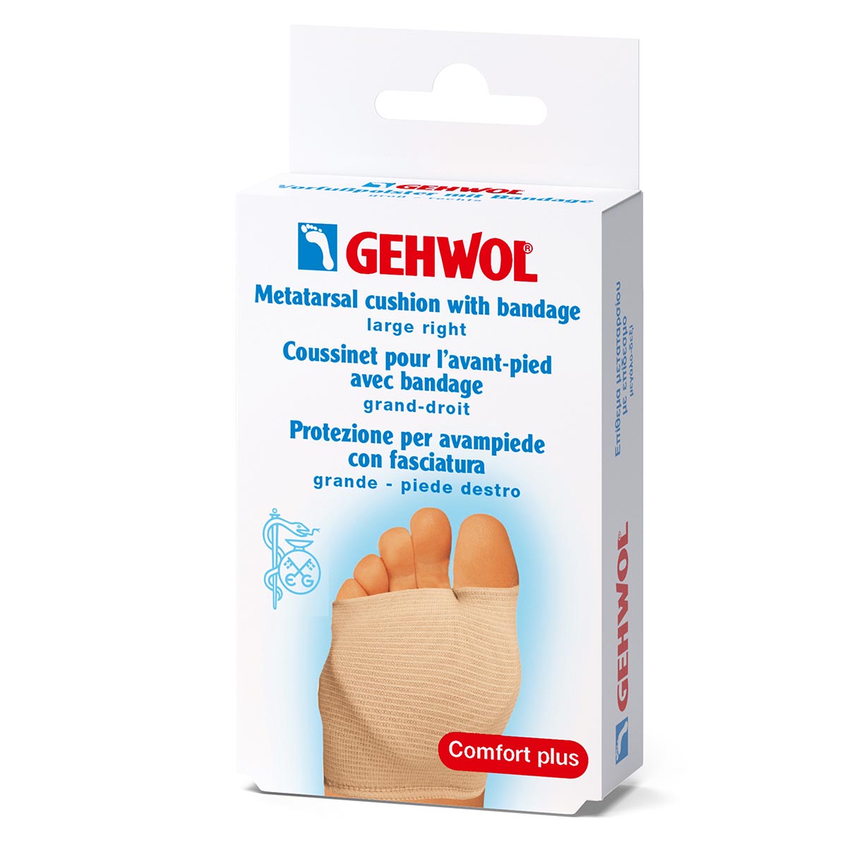 Gehwol Metatarsal Cushion m/bandage-høyre-stor