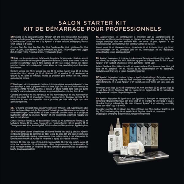 Apraise Salon Starter Kit-Bryn- og vippefarge-JKSHOP