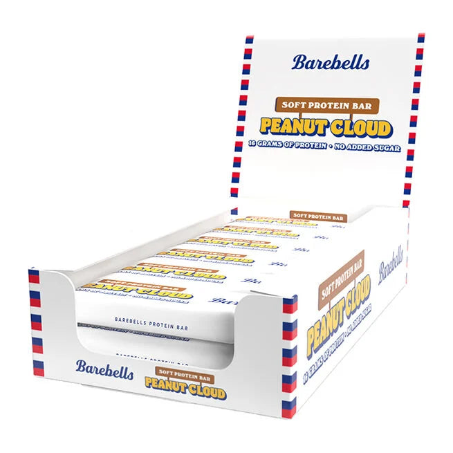 12 x Barebells Soft Protein Bar 55 g Peanut Cloud - Proteinbarer - JK-Shop