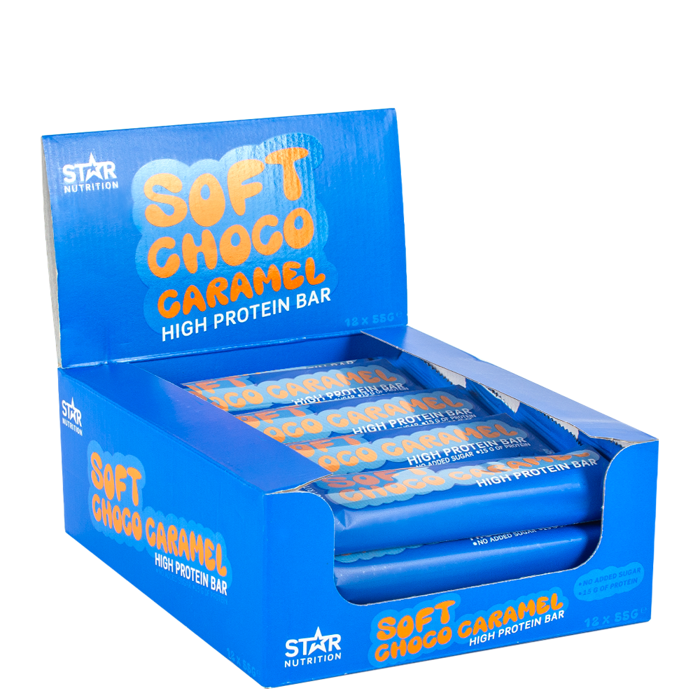 12 x Star Nutrition Soft Protein Bar 55g - Proteinbarer - JK-Shop