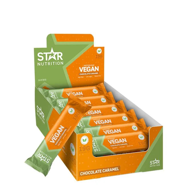 12 x Vegansk Proteinbar 55 g - Proteinbarer - JK-Shop