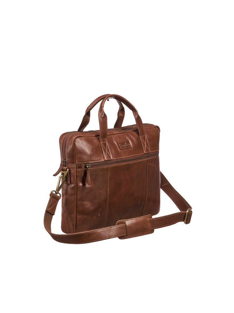 DERBY OF SWEDEN Leather Line Briefcase