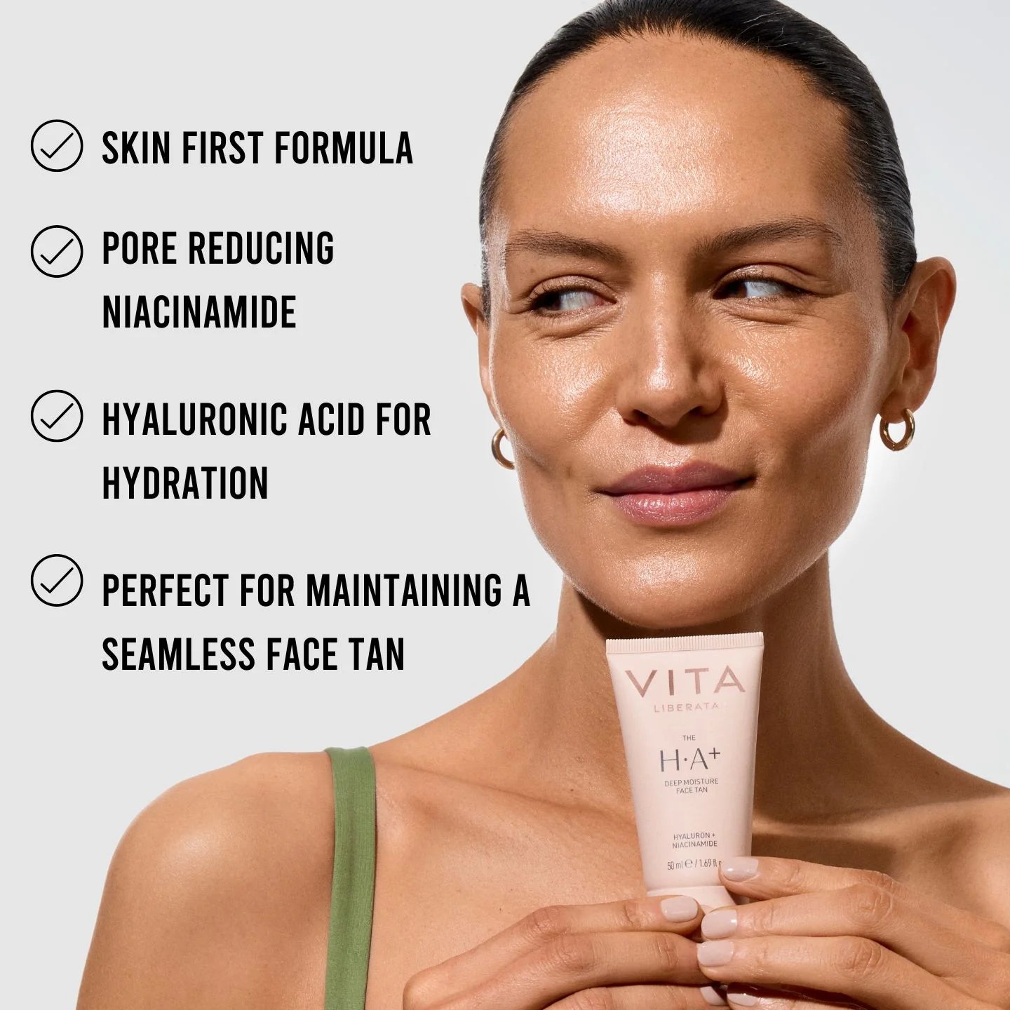 Vita Liberata, Face Tanning Moisturiser- Hyaluronic Acid