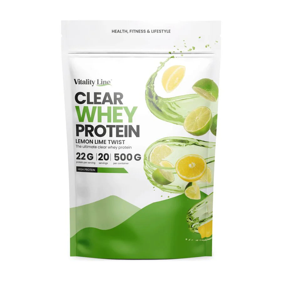 VITALITY LINE SPORT CLEAR WHEY FOREST BERRY,LEMON LIME & PEACH STRAWBERR 500 GR