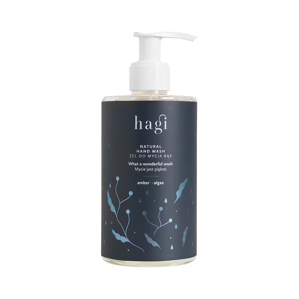 Hagi Natural Hand Wash – Amber and Algae 300ml
