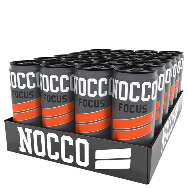 24 x NOCCO Focus Drikke 330 ml - Energi Drikke - JK-Shop