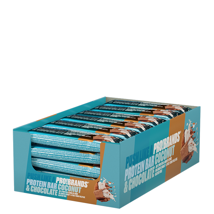 24 x ProBrands Protein Bar 45g - Proteinbarer - JK-Shop