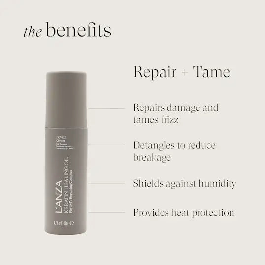 L'anza Keratin Healing Oil Defrizz Cream 140 ml