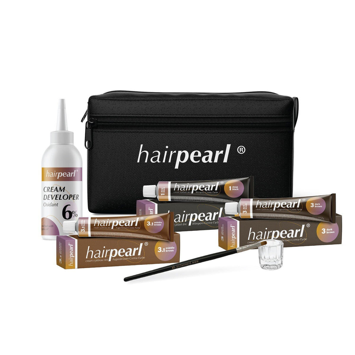 HairPearl PPD-Free Starter Set Foam, Tint og Go med renseskum og farger