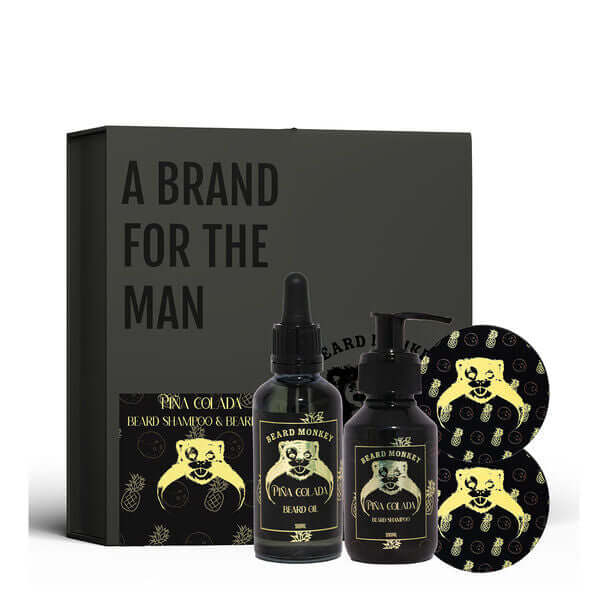 Beard Monkey, Piña Colada Beard Kit-Skjeggsett-JKSHOP