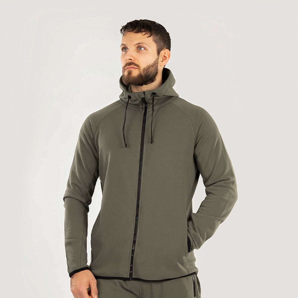 Star Wear Hettegenser Mosegrønn zipped hoodie