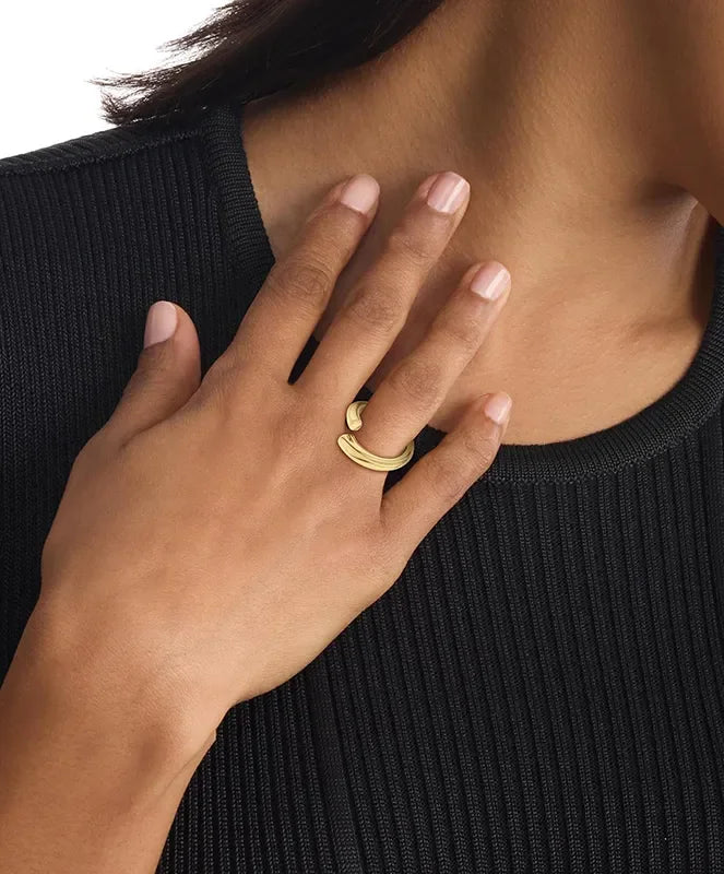 CALVIN KLEIN SS/GP RING - 2 farger