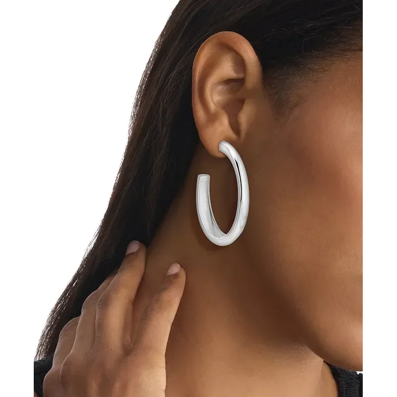 Calvin Klein SS/GP Earrings - øredobber liten loop - Øredobber - JK-Shop