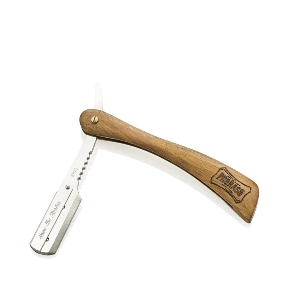 Proraso Barberkniv med Valnøttskaft - Barberkniv - JK-Shop