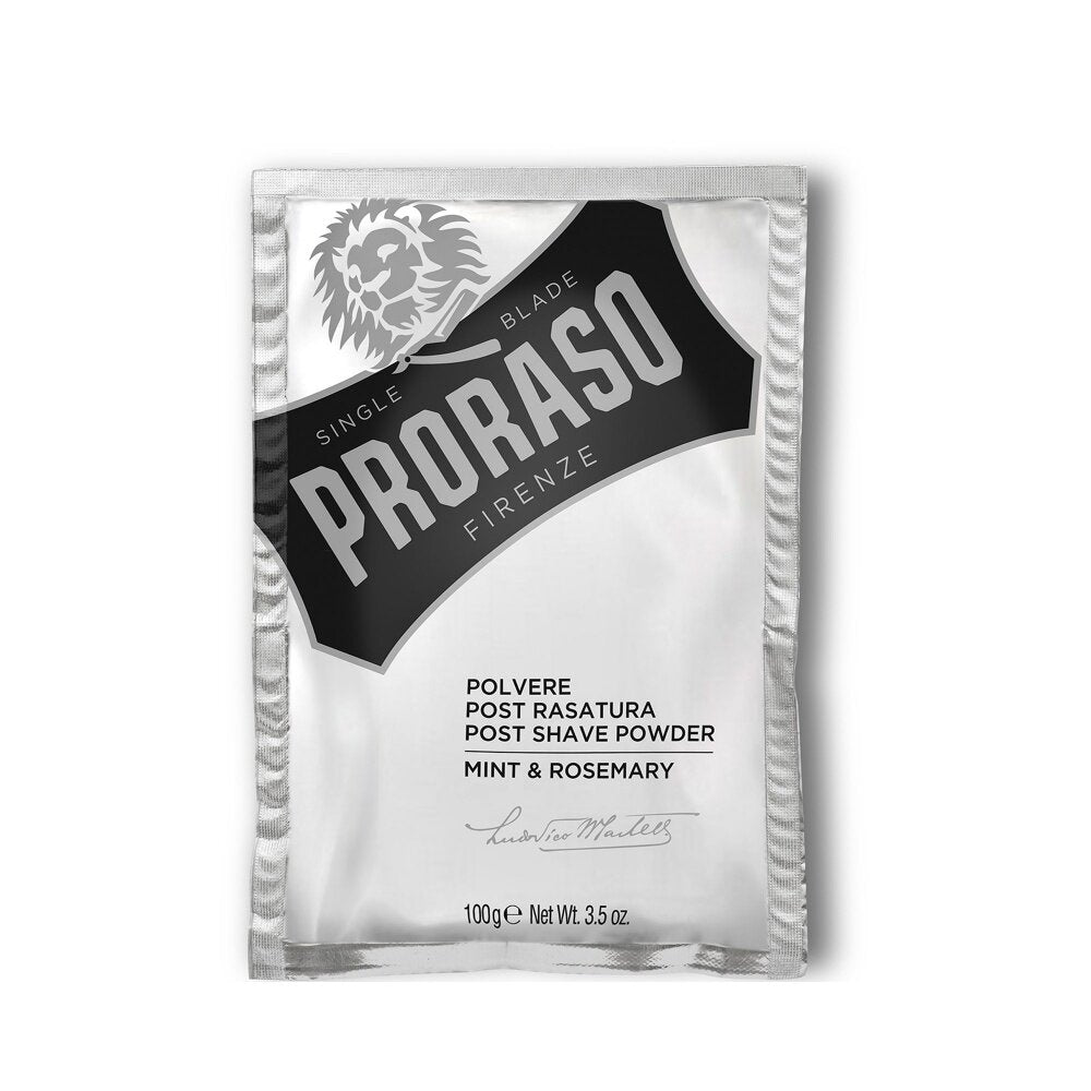 Proraso Post Shave Powder Mint og Rosmarin - Etterbarberingspulver - JK-Shop