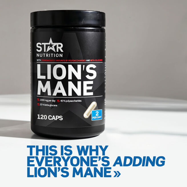 Star Nutrition Lion's Mane 120 kapsler