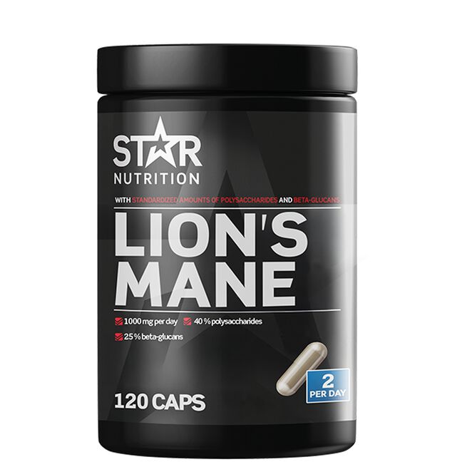 Star Nutrition Lion's Mane 120 kapsler