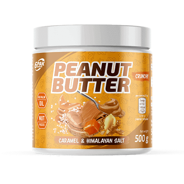 6PAK Peanut Butter Caramel & Himalayan Salt, 500g - pålegg - JK-Shop