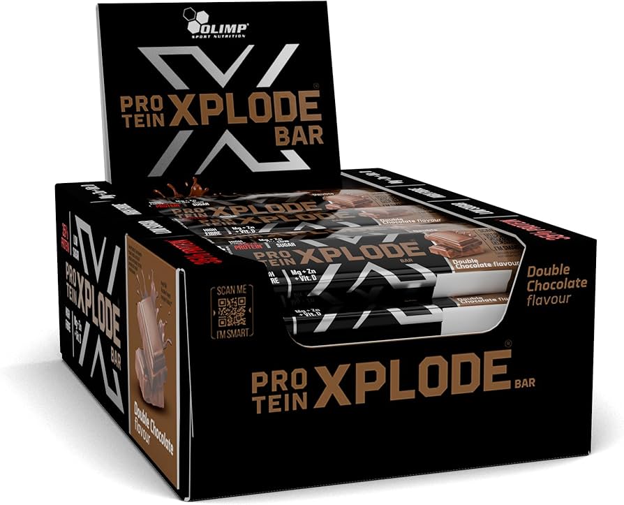 Olimp Protein Xplode Bar, 25x40g, Double Chocolate