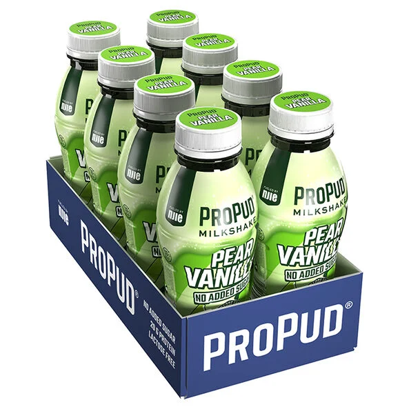 8 x ProPud Protein Milkshake, 330ml - Proteindrikke - JK-Shop