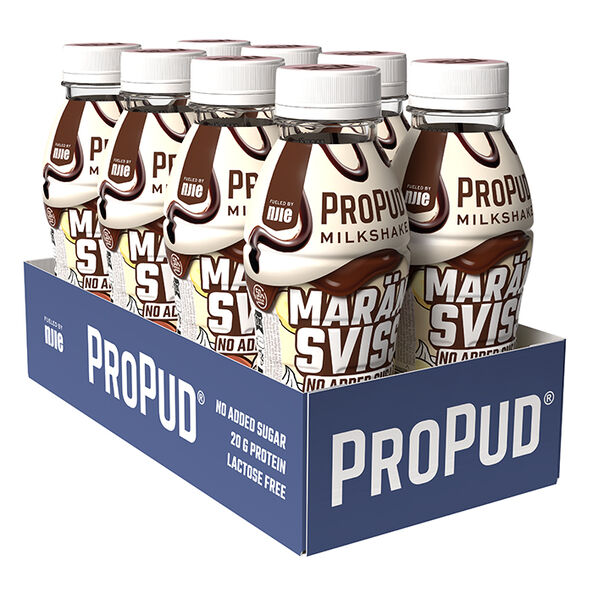 8 x ProPud Protein Milkshake, 330ml - Proteindrikke - JK-Shop