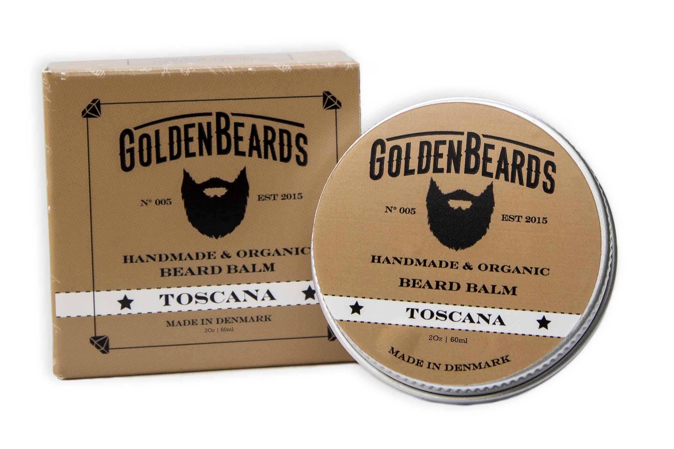 Golden Beards Toscana Organic Beard Balm 60ml
