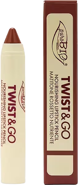 puroBIO TWIST & GO - Nourishing Lipstick Pencil 2,9 g - 4 nyanser