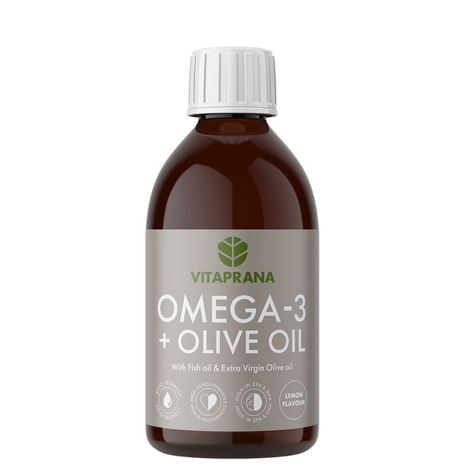Vitaprana Omega-3 + Olivenolje 300 ml