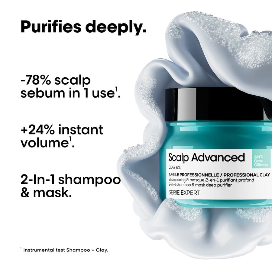 L’Oréal Anti-Oiliness 2-In-1 Deep Purifier Clay 250 ml