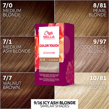 Color Touch Rich Naturals Icy Ash Blonde 9/16