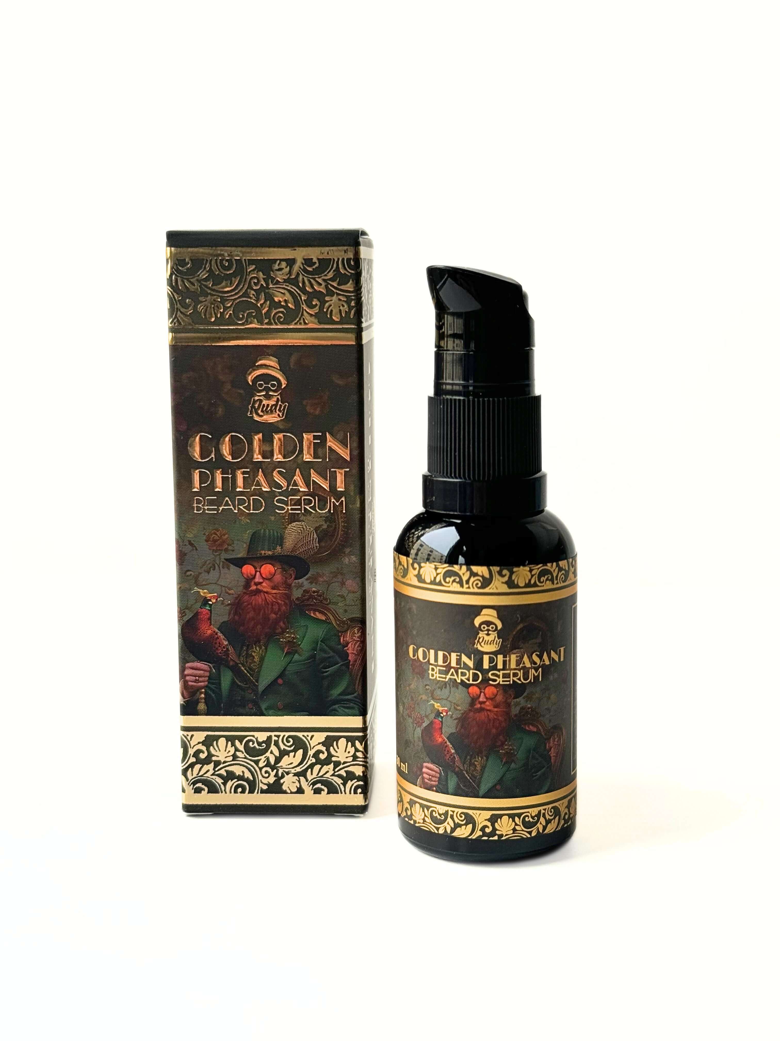 Golden Pheasant – Luksuriøst Skjeggserum for Menn med Stil-Skjegg serum-JKSHOP