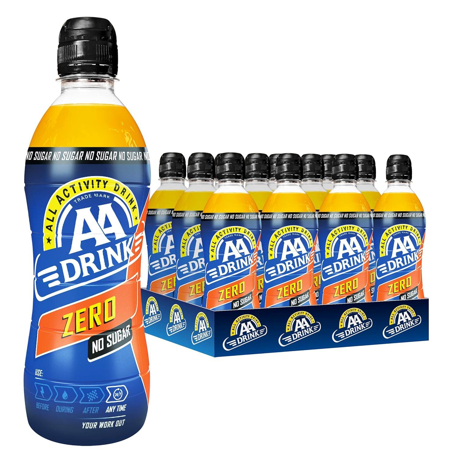 AA Drink, 12x500ml, ZERO - Øvrig Drikke - JK-Shop